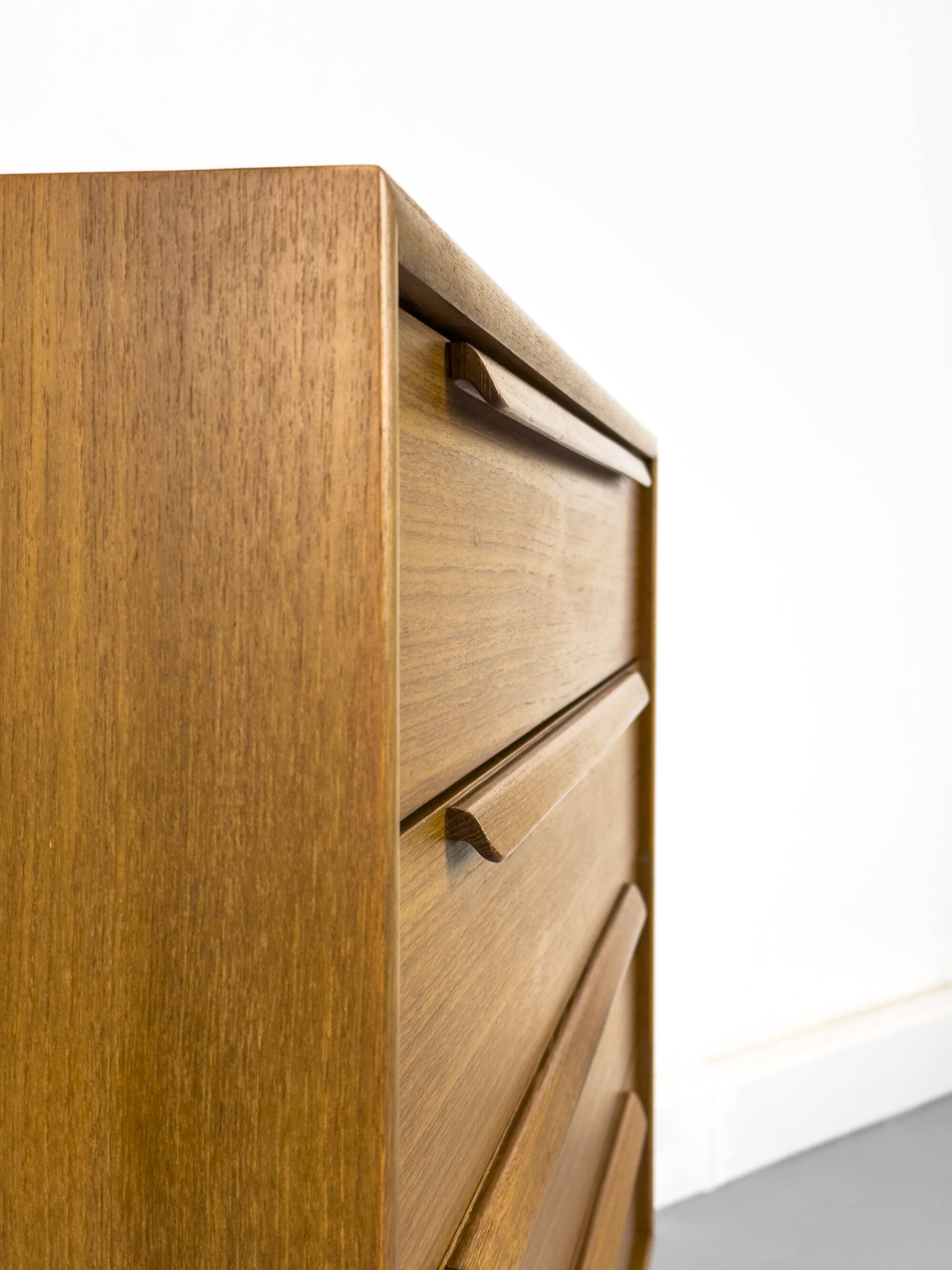 Teak chest of drawers from WK Möbel, 1960s