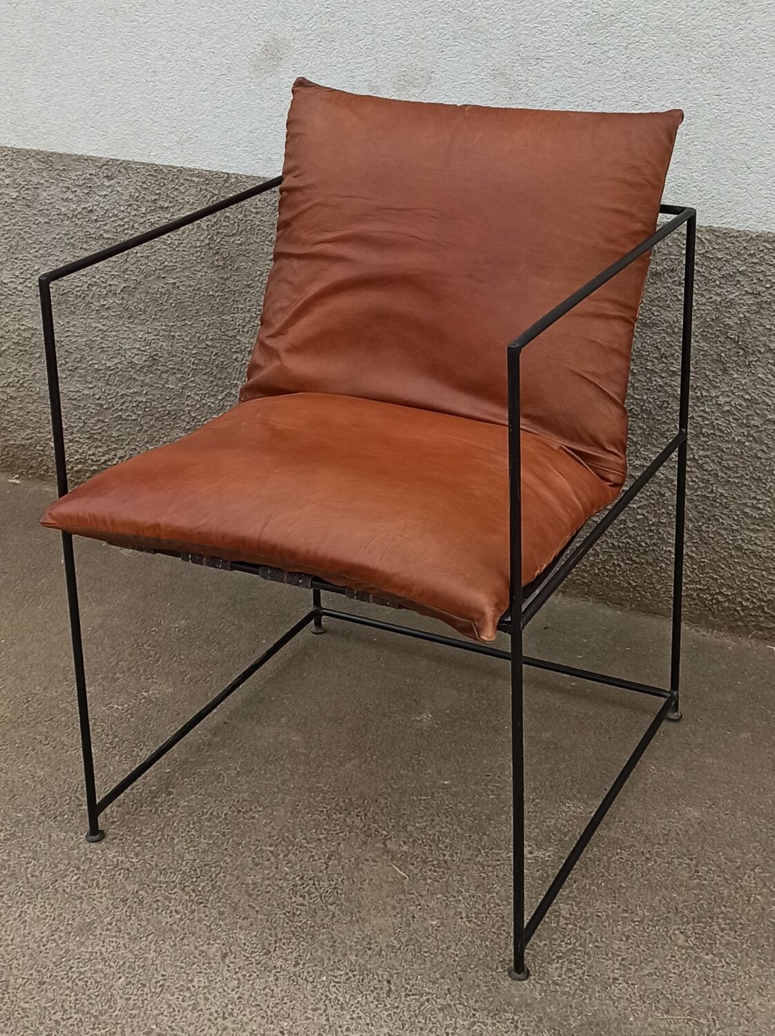 Leather armchair