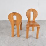 Rainer Daumiller pine wood dining chairs for Hirtshals Savvaerk - set of 4 - 1970s