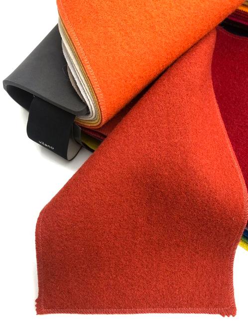 Set de 2 fauteuils Artifort Ben en tissu rouge brique Ploeg