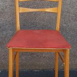 Set of 6 chairs and 2 vintage armchairs