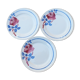 Set de 3 assiettes à dessert KG Lunéville Chantal