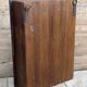 Art Deco wall display cabinet in Burmese teak