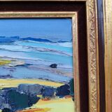 Oil on canvas by Michel No, 1980s.