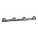 Chromed metal hook 4 supports