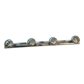Chromed metal hook 4 supports