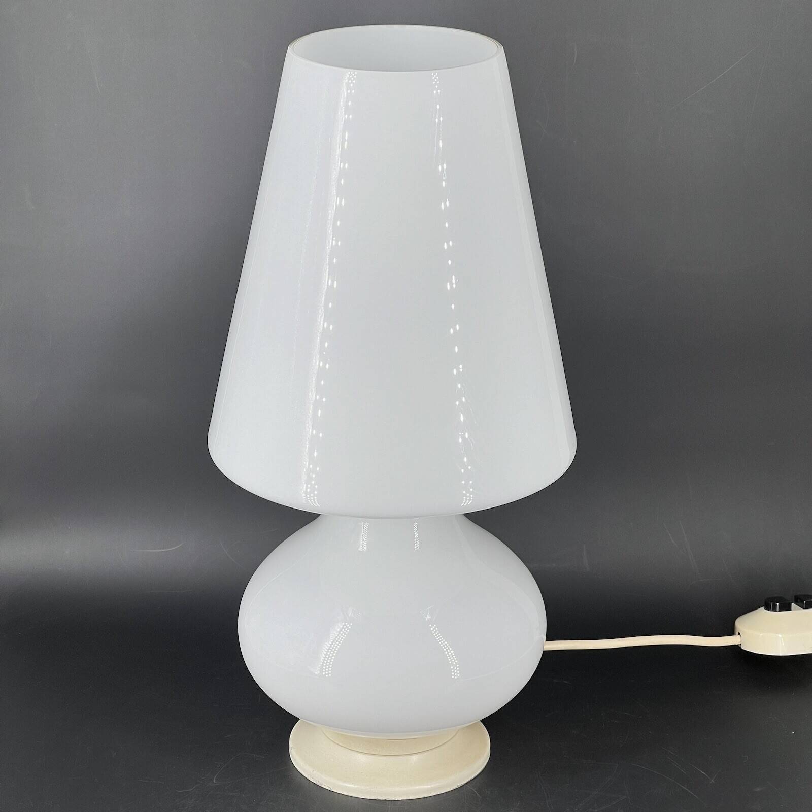 Lampe de table champignon - 1970 - Fabriquée en Italie