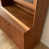 Scandinavian teak display cabinet from the 60s by Erik Brouer