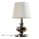 Chrome table lamp
