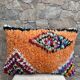 Vintage Berber Kilim cushion cover: Moroccan wool cushion
