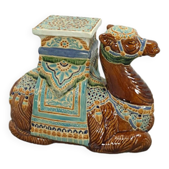 Beautiful vintage porcelain statue of a camel.
