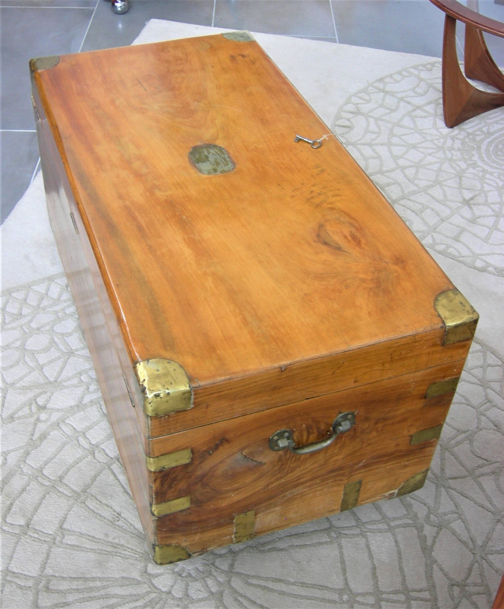 Navy officer's trunk in camphrier