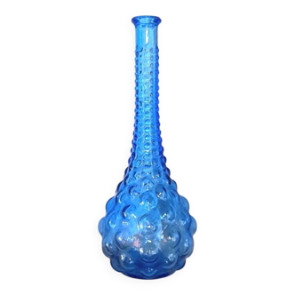 Italian Carafe Empoli blue 1970