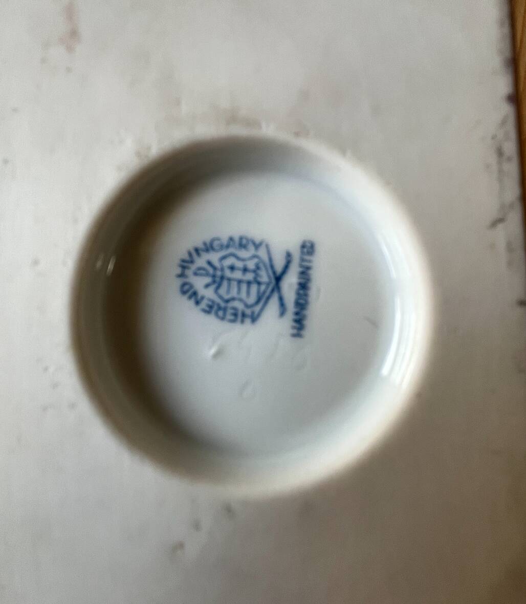 Ancient vase or planter in Porcelain HEREND-HUNGARY