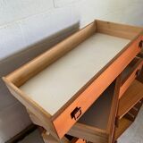 Storage cabinet module 2 in Scandinavian teak 60s