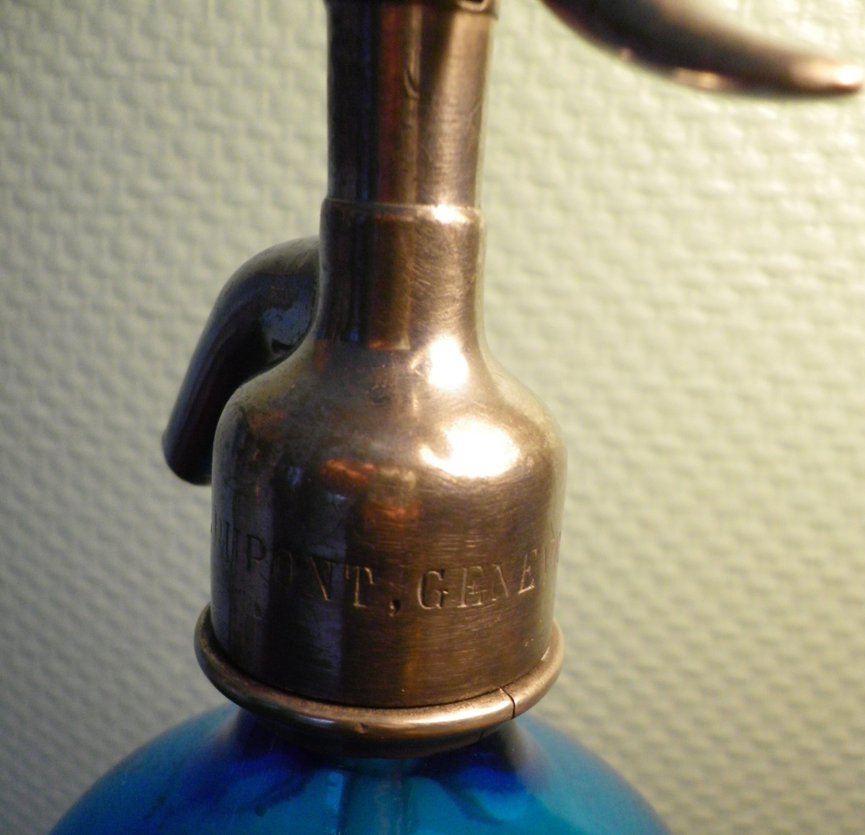 Siphon Selz - Louis Dupont, Geneva - lead-free glass and tin -