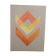 Geometric linen canvas paint