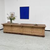 Comptoir chêne et pin XXL 350cm