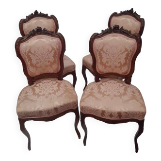 4 chaises style Louis XV