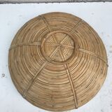 Old rattan basket