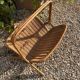 Rattan magazine rack