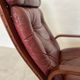 Vintage norwegian leather Siesta chair & ottoman by Ingmar Relling