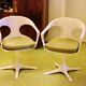 Pair of vintage fiber swivel armchairs by konrad schaefer for lubke 1960s