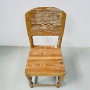 Chaise ancienne suédoise de style gustavien en pin du XVIIIe siècle