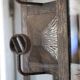 Art deco coat rack, wrought iron coat rack, cloakroom