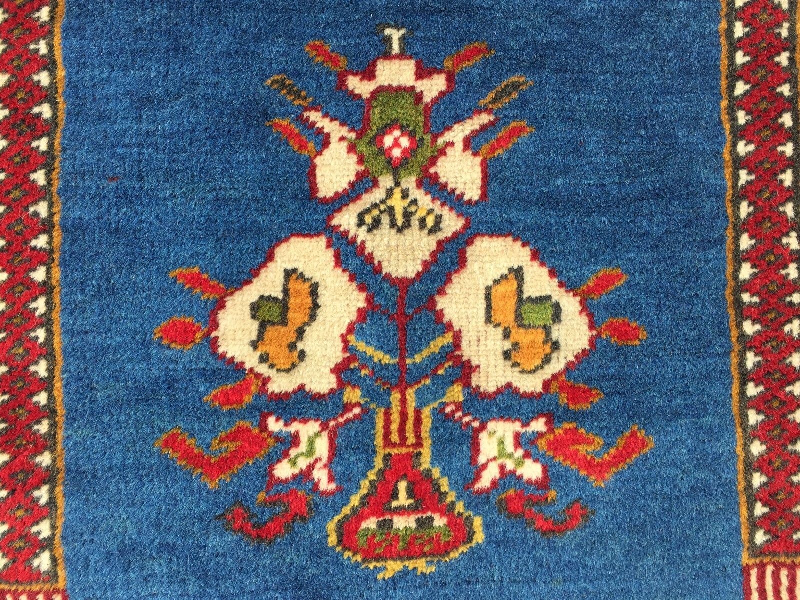 Turkish vintage prayer rug vegetable dye 170x100cm