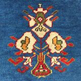 Turkish vintage prayer rug vegetable dye 170x100cm