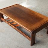 Table basse brutaliste, design hollandais, années 1970