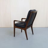 Vintage Leather Armchair Eugen Schmidt