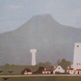 Map displays school lesson fall vintage 1967