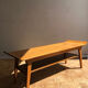 Table basse en teck clair, années 1960