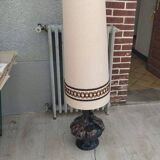 Large vintage ceramic floor lamp from the 70s