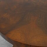Art Deco Console Table in Walnut Veneer, France 1920s