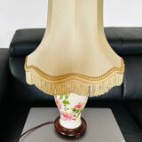 Porcelain and fabric lamp