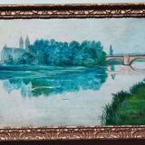 Peinture à l'huile de P. Gérard