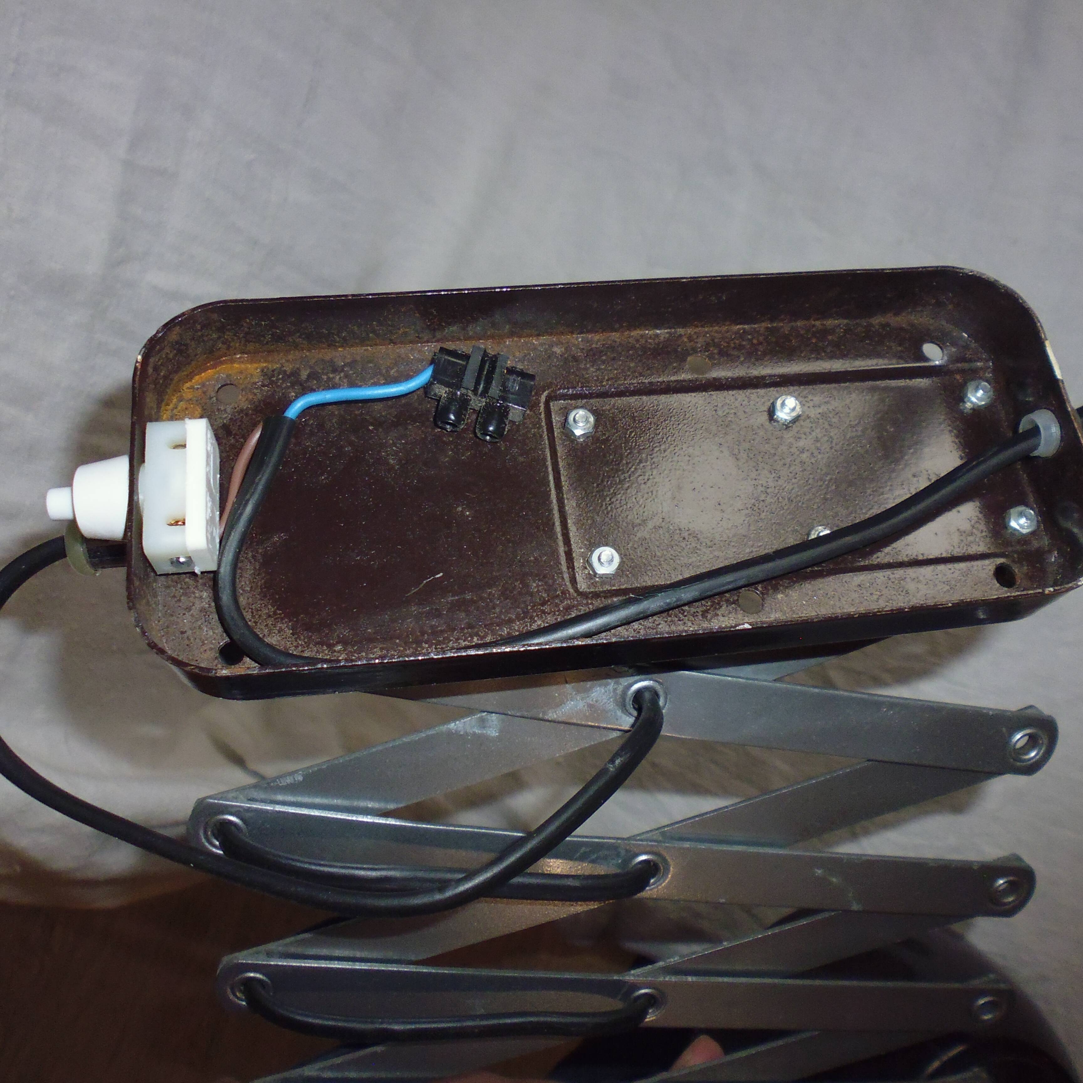 Former workshop lamp wall accordion 60-70s