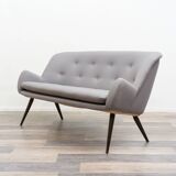 2.5-seater cocktail sofa, 1950s. Professionally restored.