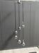 chrome 6 ball sphere lamp 1960s
