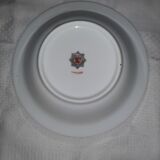 2 bowls of porridge child porcelain of Limoges art deco period