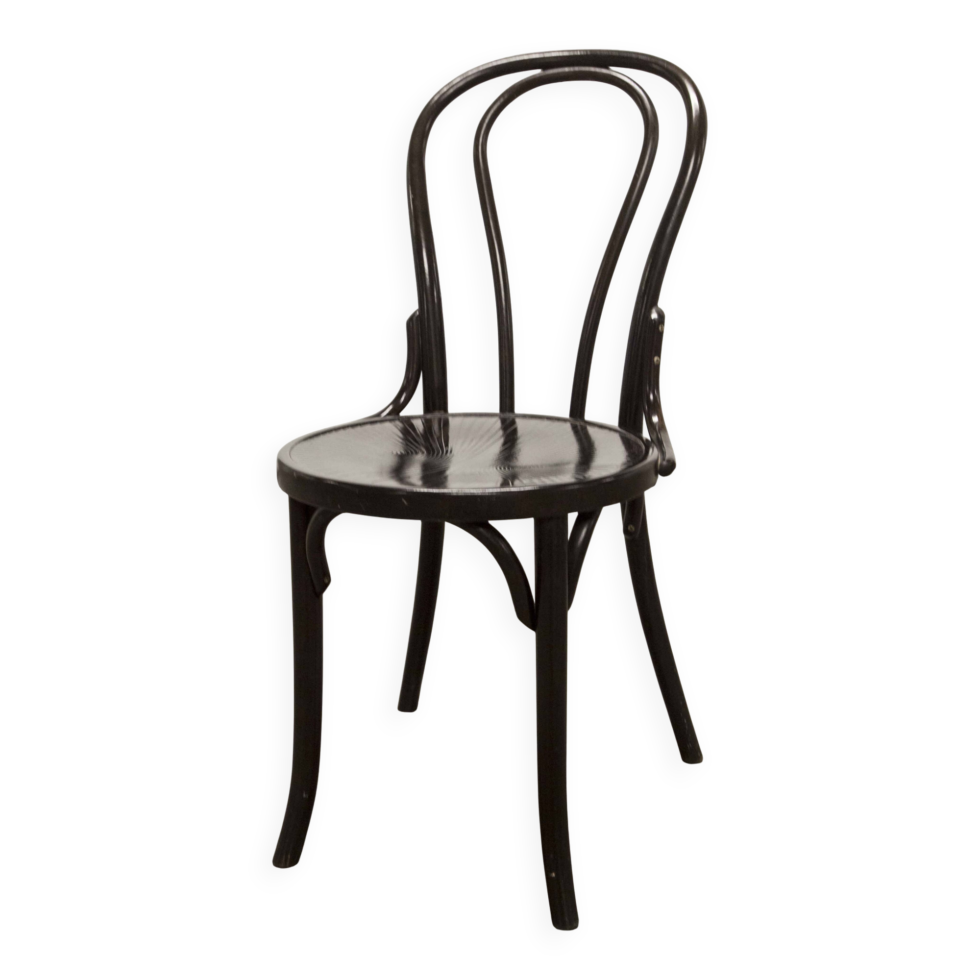 Baumann Bistro Chair ref 24 1990 curved wood