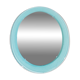 Vintage Beveled Glass Oval Mirror by A. Lupi for Cristal Luxor, Italy 1970