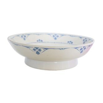 Fruit cup, dish on piedouche, Luneville, Vintage