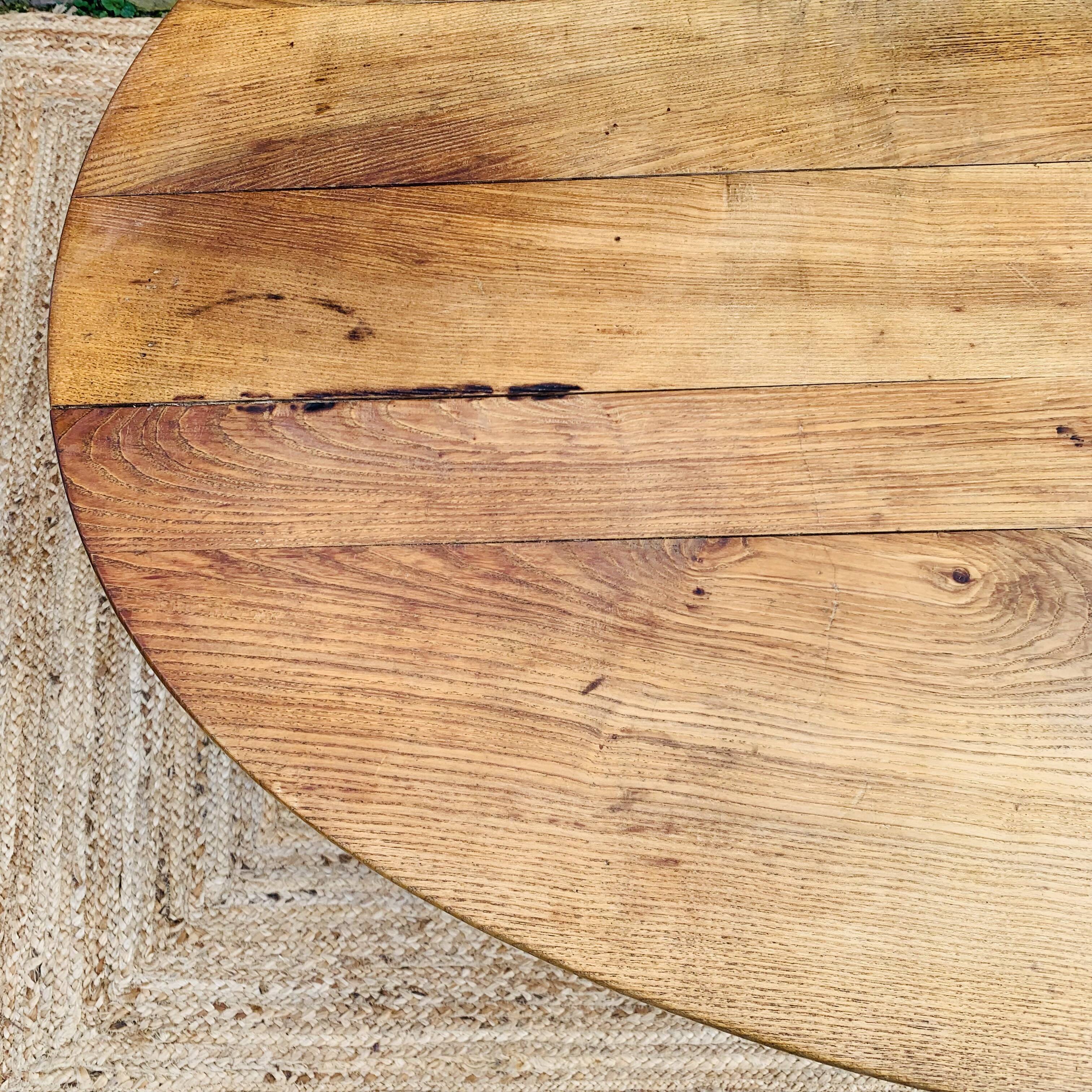 Oval farmhouse table 141.5 cm