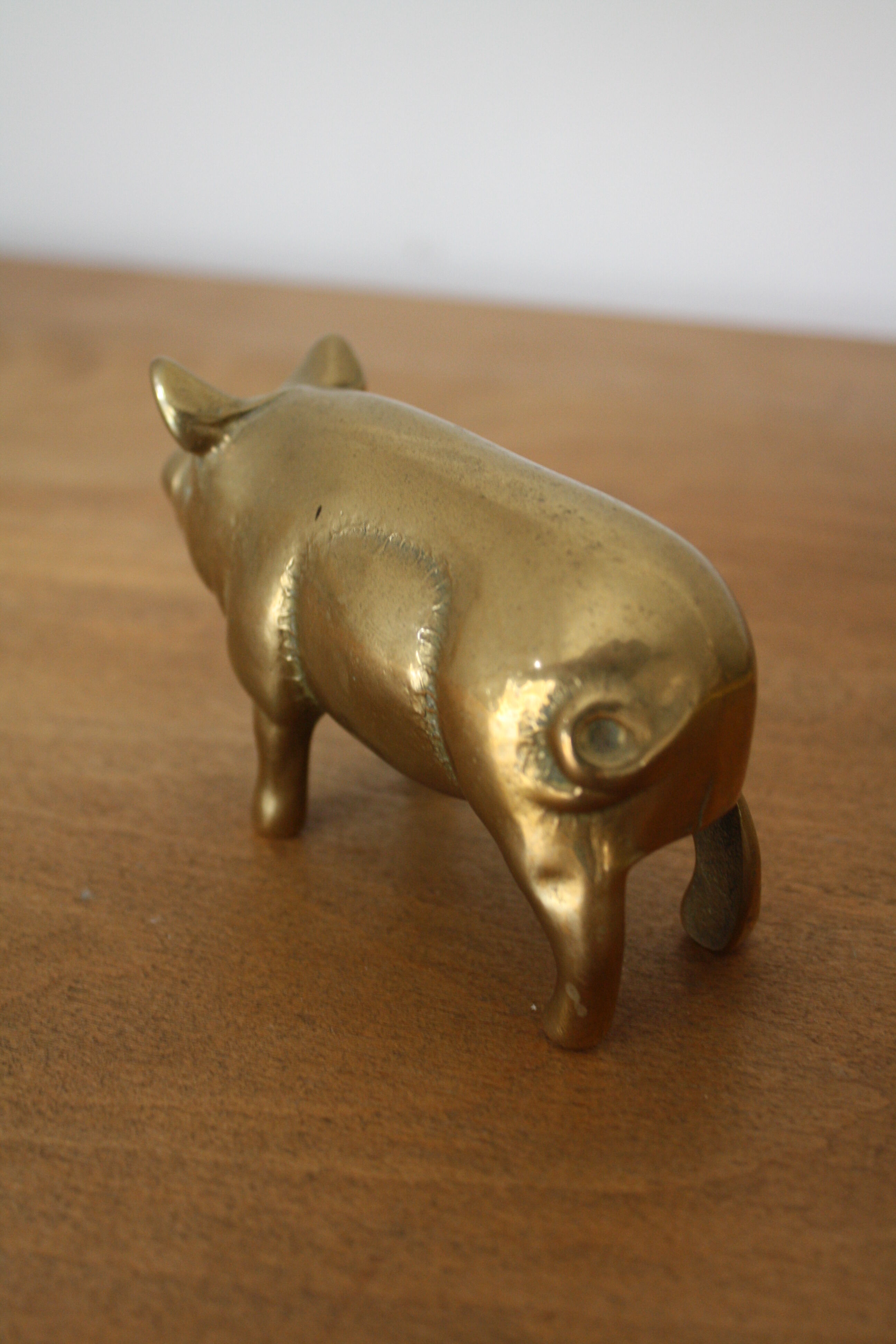 Pig in brass