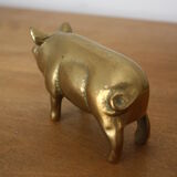 Pig in brass