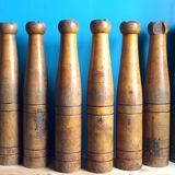 Old wooden keels 19th century French countryside